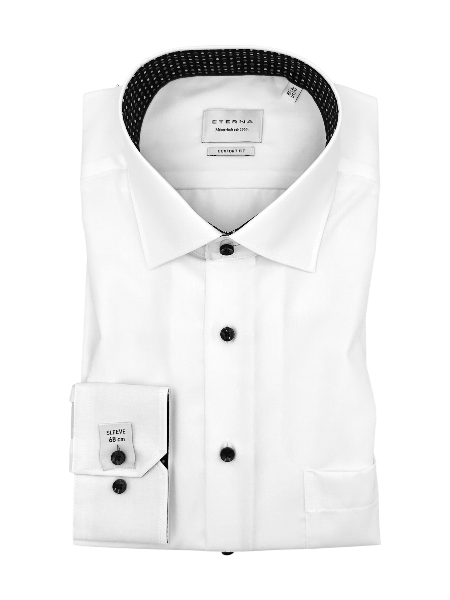 Eterna Skjorter 1295_00E15K_UUB_L68_42 - Bygholm Menswear